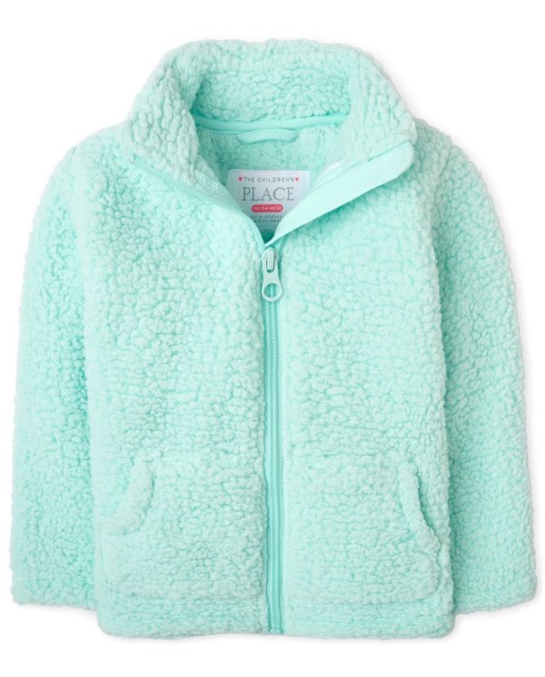 Toddler Girls Long Sleeve Furry Favorite Jacket