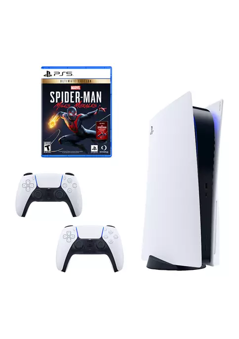 Sony Ultimate Spiderman Game PS5 Bundle with Controllers | belk 游戏捆绑包