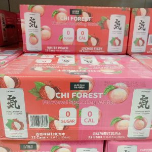 Chi Forest Flavored Sparkling water 24 cans