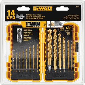 DEWALT DW1354 14-Piece Titanium Drill Bit Set