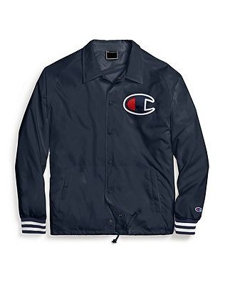 Life® Men's Satin Coaches Jacket, Big C Logo