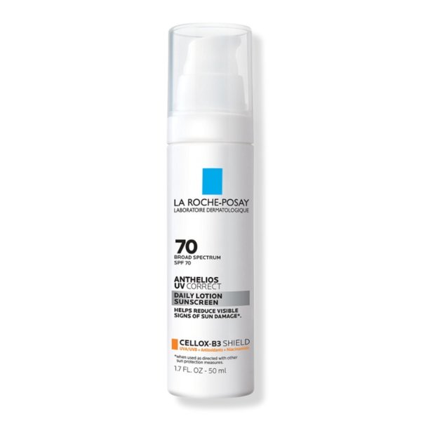 Anthelios UV Correct SPF 70 Daily Face Sunscreen with Niacinamide - La Roche-Posay | Ulta Beauty