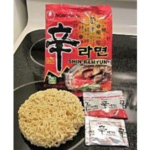 Nongshim Shin Noodle Ramyun Gourmet Spicy, 4.2-oz. Packages, 20-Count