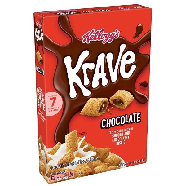 Krave Breakfast Cereal Chocolate11.4OZ