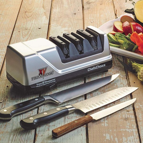 Chef’sChoice 15 Trizor XV EdgeSelect Professional Electric Knife Sharpener @ Amazon.com