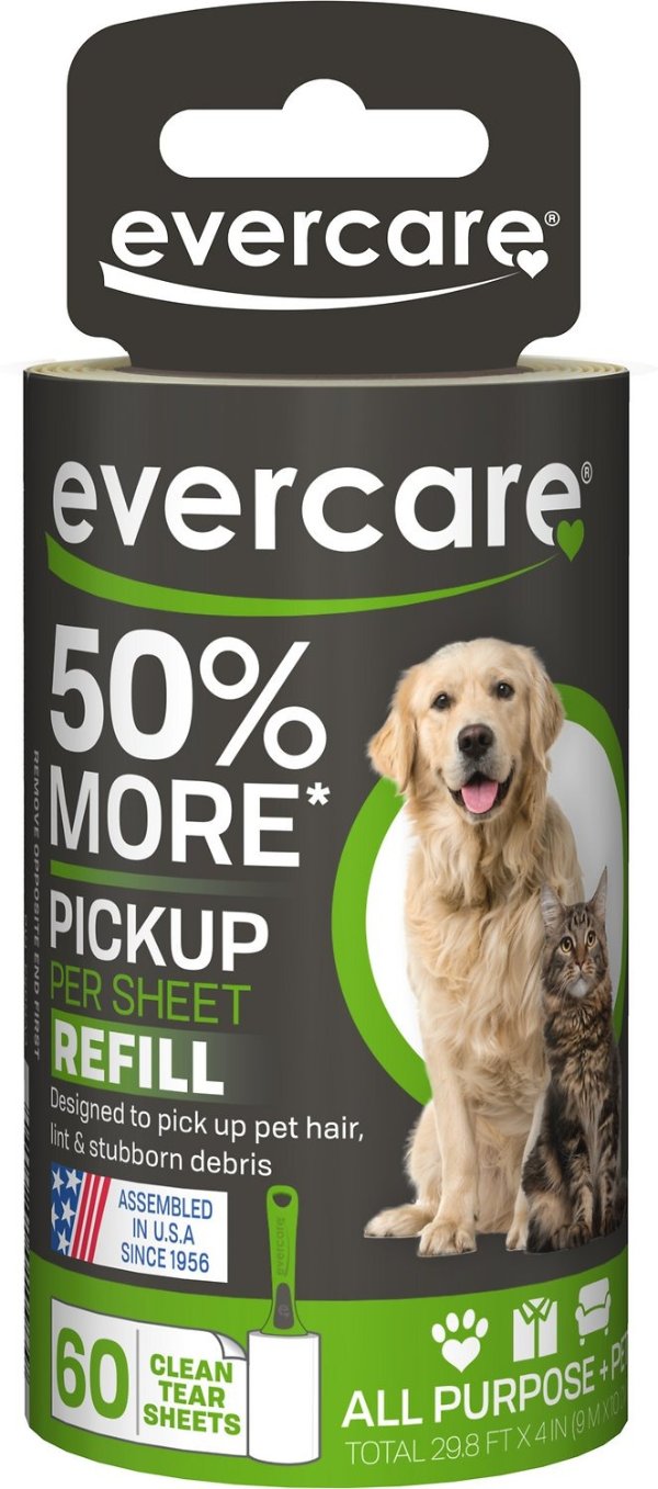 Evercare Pet Plus 万用粘毛器添加片 60片
