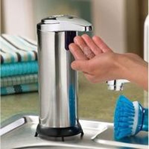 Journey’s Edge Stainless Steel Portable Motion Activated Soap Dispenser w/Stand