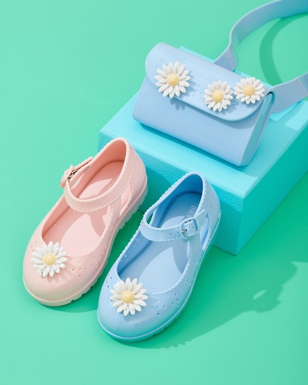 Little Girls & Girl's Floral Shoes & Belt Set