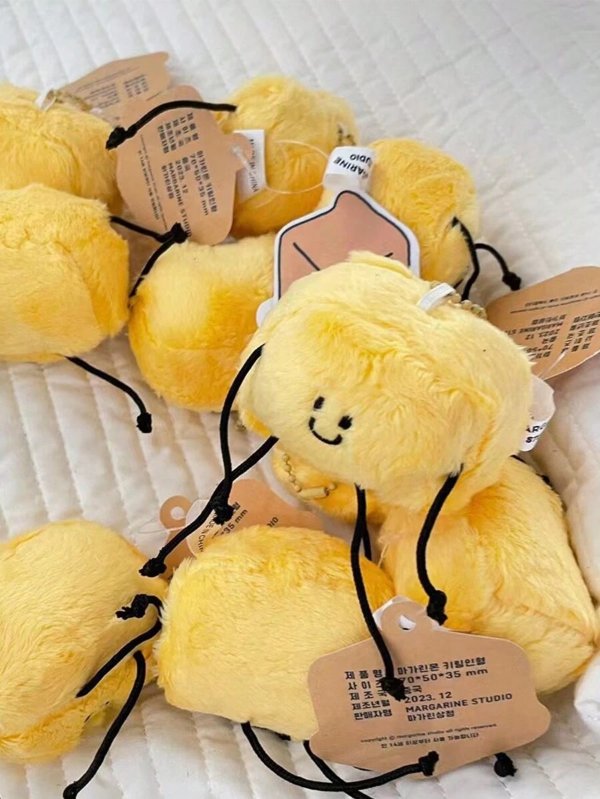 Soft And Cute Small Butter Plush Pendant White Elephant Gift Chicken