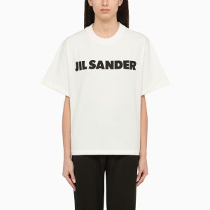 Jil SanderPorcelain crew-neck T-shirt with logo