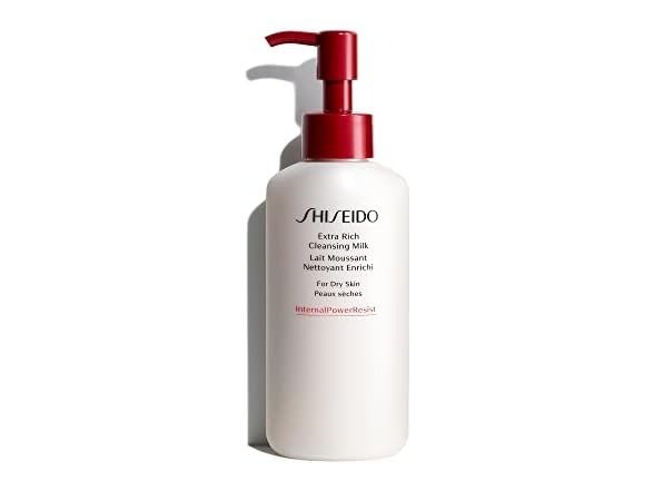 Shiseido Shiseido Extra Rich Cleansing Milk - 125 mL - Gentle Cleanser for Hydrated, Moisturized Skin - Gentle & Soap Free - For Dry Skin, Very Dry & Sensitive Skin