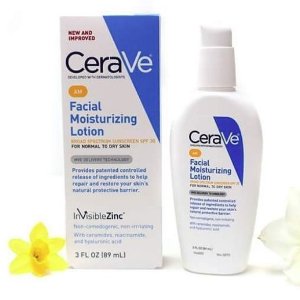 CeraVe AM Facial Moisturizing Lotion SPF 30 3 oz with Broad Spectrum protection
