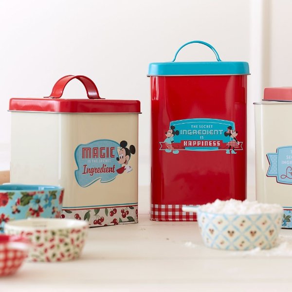 Mickey and Minnie Mouse Retro Kitchen Canister Set | shopDisney