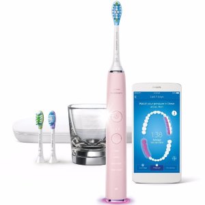 刷牙进入智能时代 Philips Sonicare 钻石亮白智能蓝牙电动牙刷，粉色，HX9903/21