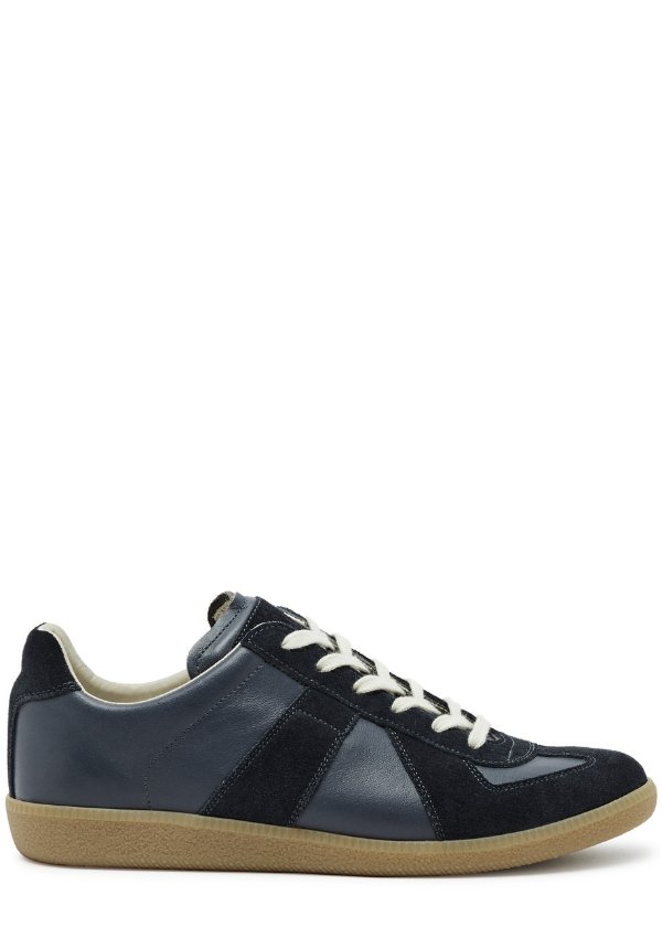 New In Replica leather sneakers