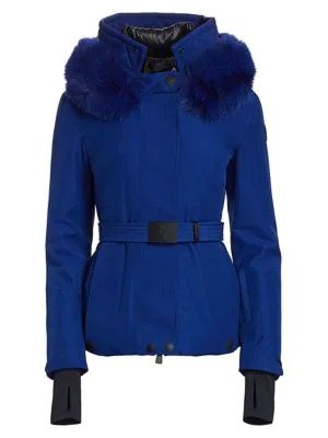 - Lapalnce Belted Fox Fur Hood Jacket