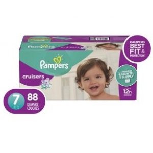 Walmart Pampers Cruisers Diapers Size 7, 176 Total Diapers