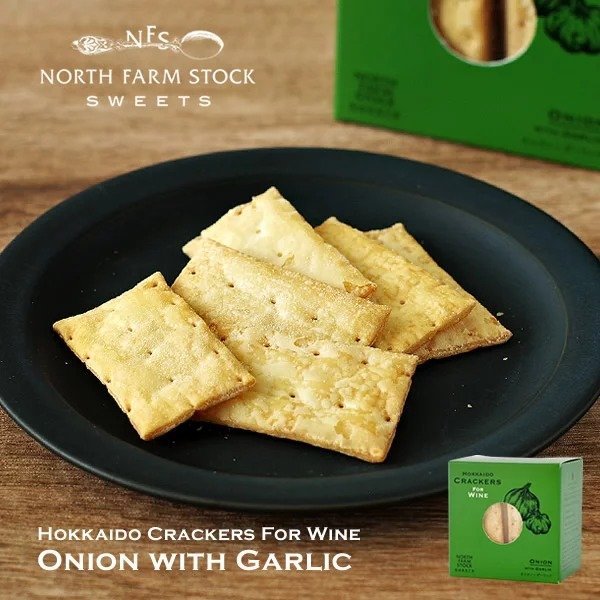 g of NORTH FARM STOCK (north farm stock) Hokkaido crackers (onion garlic)