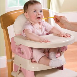 Summer Infant Deluxe Comfort Folding Booster Seat, Tan