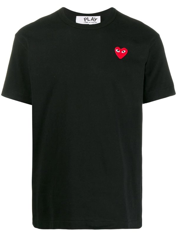 heart logo-patch T-shirt