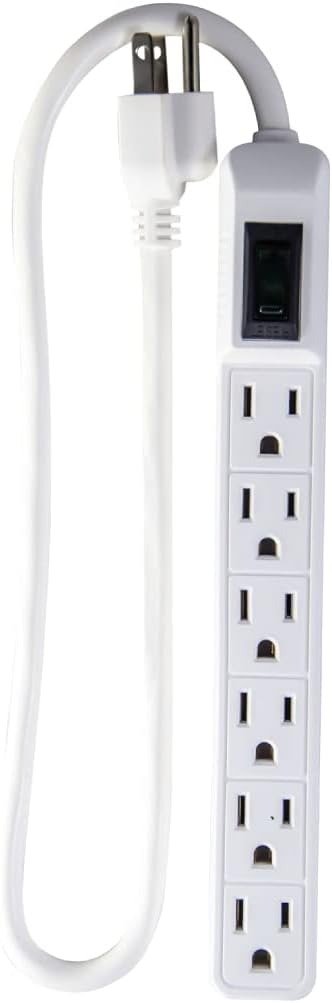 Go Green Power 6 Outlet Mini Surge Protector