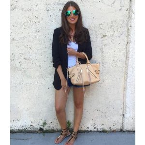 Rebecca Minkoff Moto Satchel Top Handle Bag