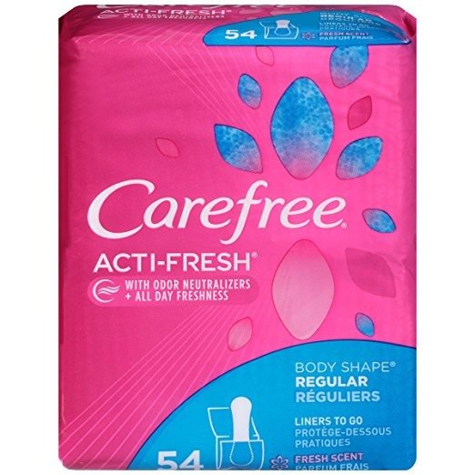 Acti-Fresh Ultra-Thin Panty Liners, Regular To Go, Fresh Scent - 54 Count