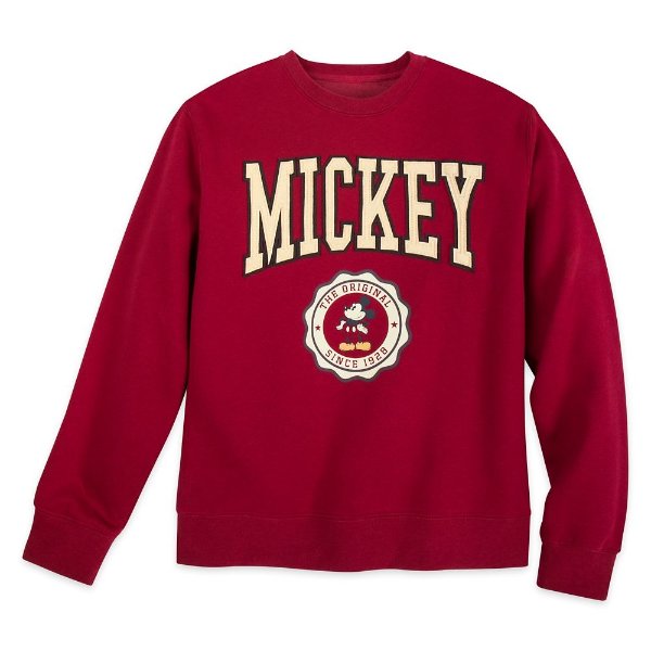 Mickey Mouse Varsity Sweatshirt for Adults | shopDisney
