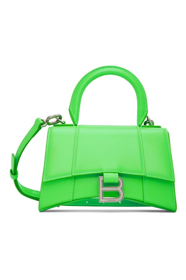 Green XS Hourglass Bag