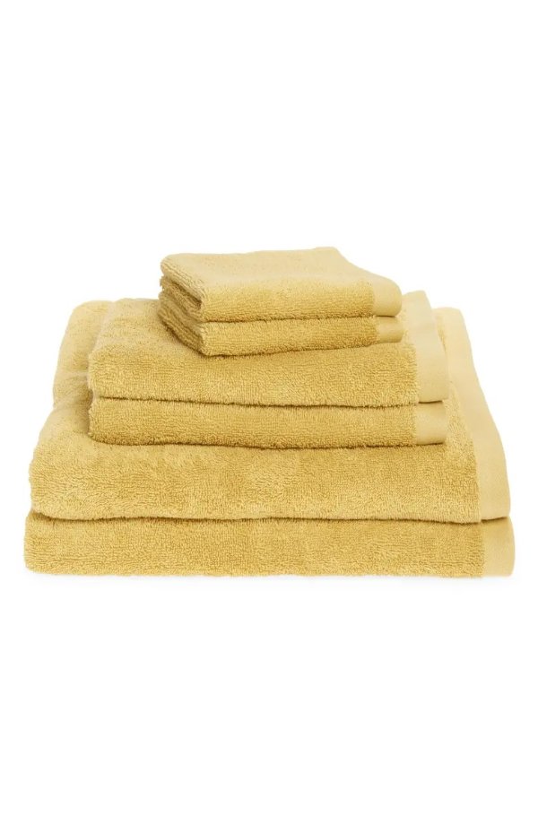 6-Piece Quick-Dry Bath Towel, Hand Towel & Washcloth Set
