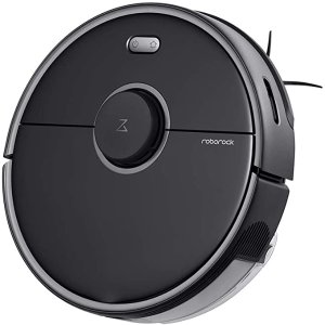 RoborockS5 MAX Robot Vacuum and Mop Cleaner, Self-Charging Robotic Vacuum, Lidar Navigation, Selective Room Cleaning, No-mop Zones, 2000Pa Powerful Suction, 180mins Runtime, Works with Alexa