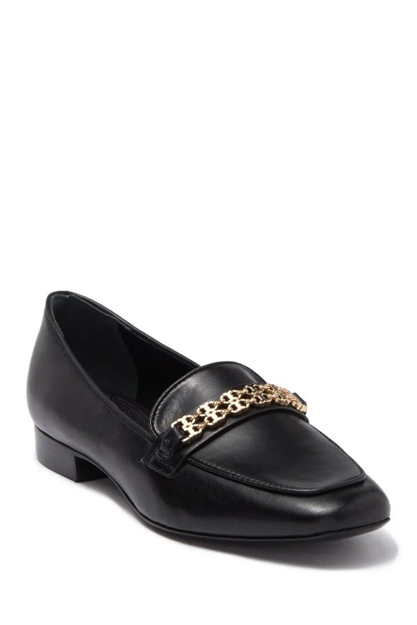 Gemini Leather Link Chain Loafer