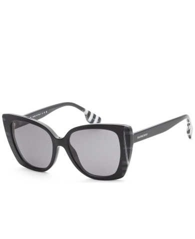 Burberry Women's Black Cat-Eye Sunglasses SKU: BE4393-405181-54 UPC: 8056597875578