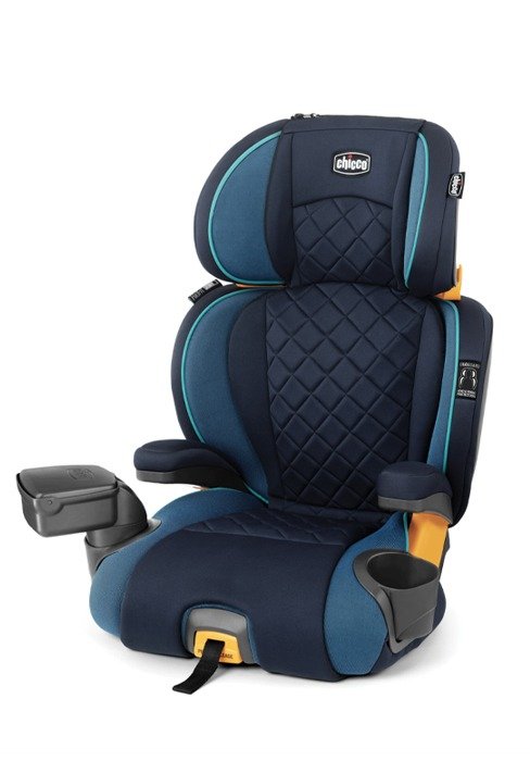 KidFit Adapt Plus 2-in-1 Belt-Positioning Booster Car Seat, Backless and High Back Booster Seat, for Children Aged 4 Years and up and 40-100 lbs. | Vapor/Grey