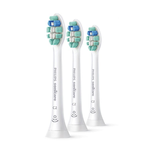 Philips Sonicare Optimal Plaque Control replacement toothbrush heads, HX9023/65, BrushSync technology, White 3-pk