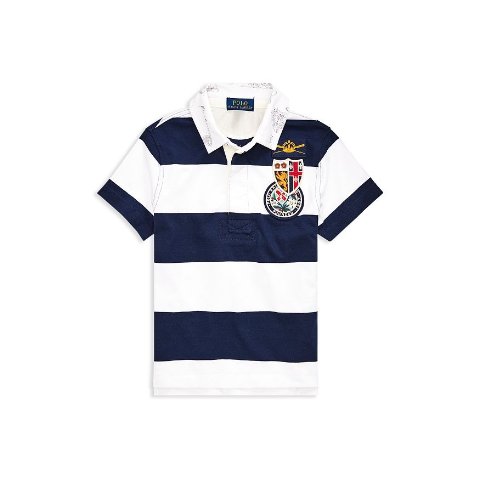 Polo Ralph LaurenBoys  Striped Rugby Shirt - Little Kid