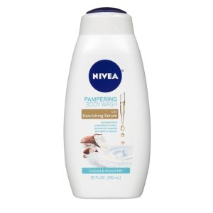 NIVEA Coconut and Almond Milk Body Wash with Nourishing Serum