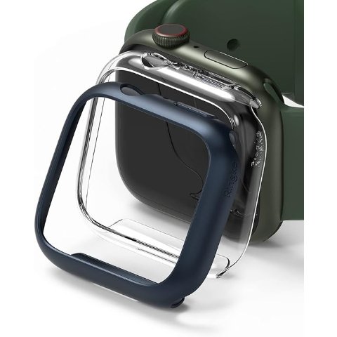 Apple Watch 7/8/9 41mm保护壳 2只 蓝色