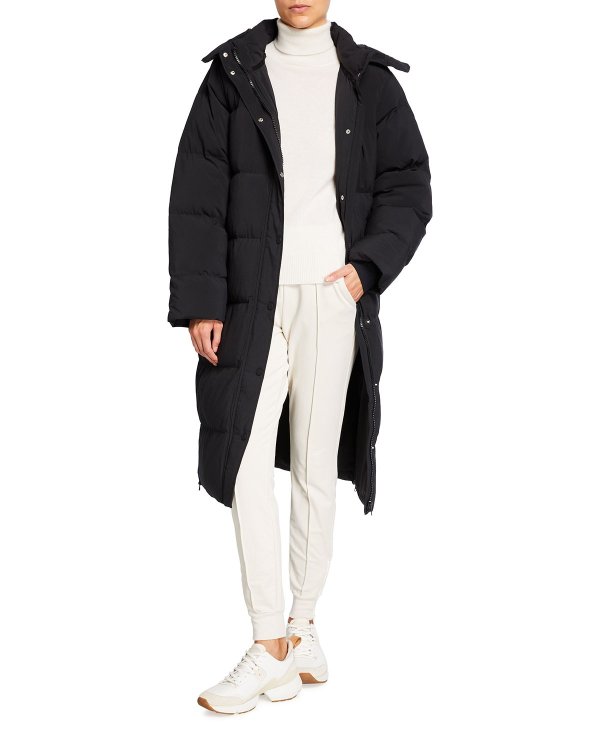 Aurora Mid-Length Quilted Puffer Coat