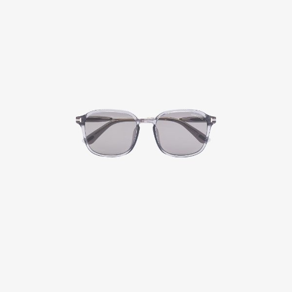 Grey square frame sunglasses | Browns