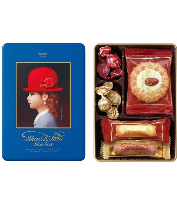 藍帽禮盒 -5種口味 - 67.6g | TIVOLINA 日本紅帽子