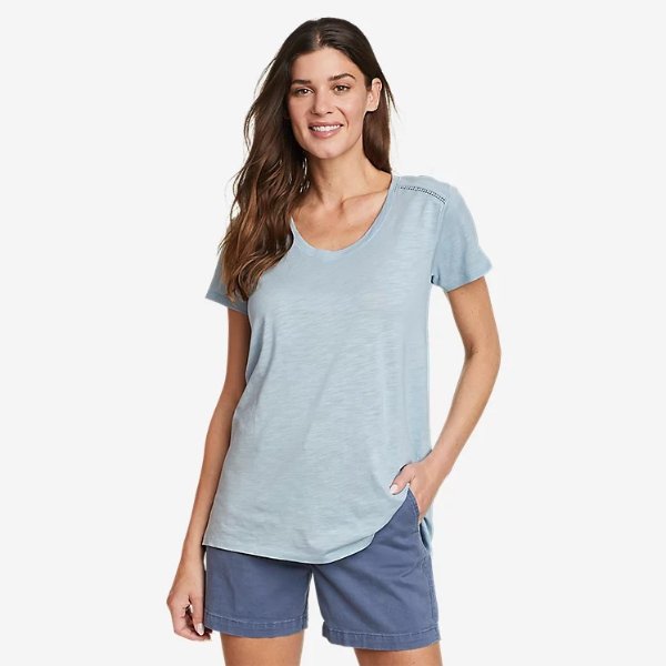 Women's Mountain Town Short-Sleeve Scoop Neck T-Shirt