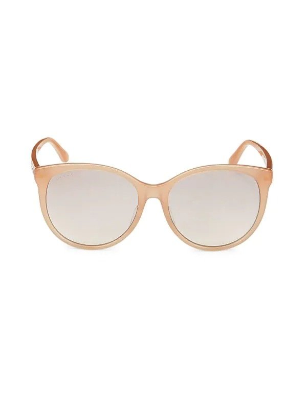 56MM Round Cat Eye Sunglasses