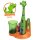 Children's Electronic Toothbrush Set – Includes Battery-Powered Toothbrush, 2 Brush Heads, Cute Animal Head Cover, 2-Minute Sand Timer, Rinse Cup, and Storage Base - Snappy the Croc