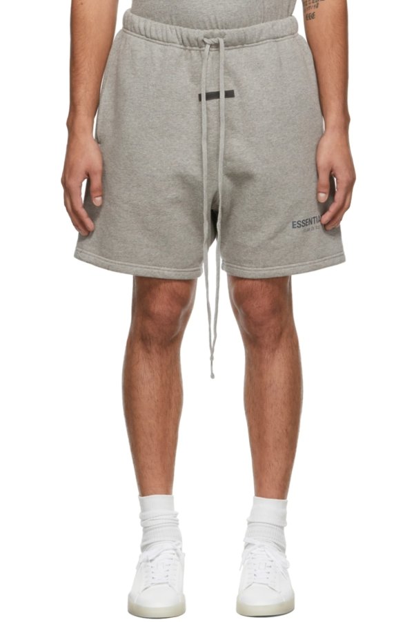 SSENSE Exclusive Grey Fleece Shorts