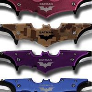 Batman Dark Knight Twin Blade Batarang Pocket Knife