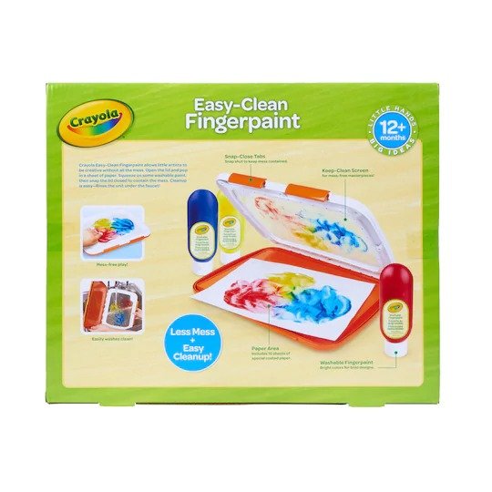 ® Easy-Clean Fingerpaint Set