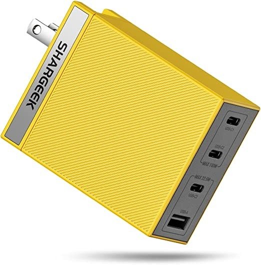 USB C Charger, Shargeek 100W 4口 充电头