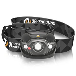 Ultra-Bright LED Headlamp Flashlight with White, Red, Strobe light and Dimmer