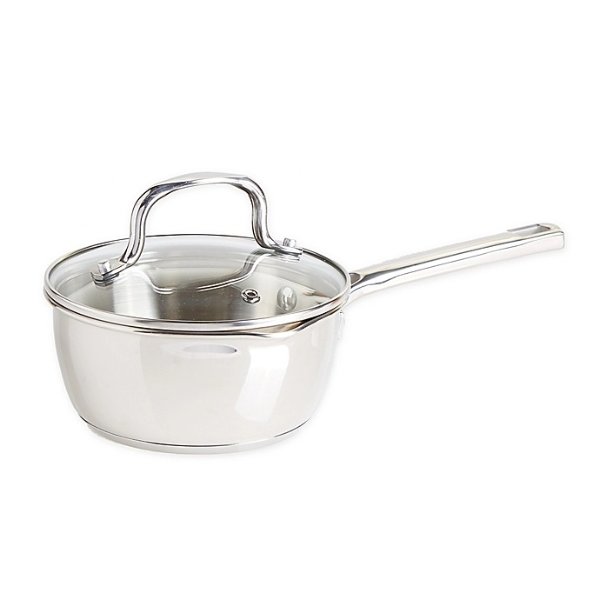 Our Table™ 1.5 qt. Stainless Steel Covered Saucier | Bed Bath & Beyond